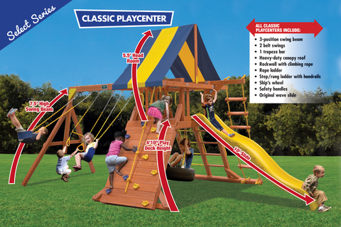 11B Classic Playcenter Combo 2 Playset