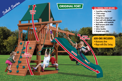 13A Original Fort Combo 2 with Accessory Arm Playset