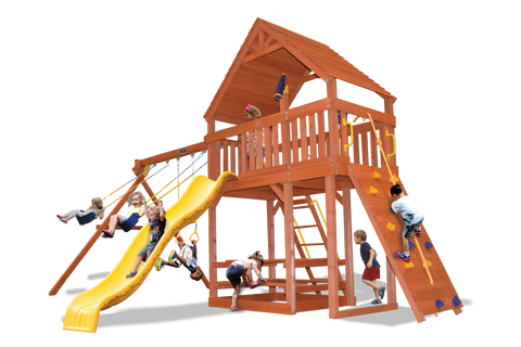 13D Original Fort Combo 2 XL with Wood Roof Playset
