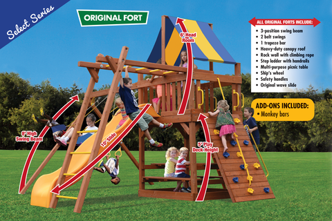 13E Original Fort Combo 3 Playset