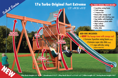 17A Turbo Original Fort Extreme Playset