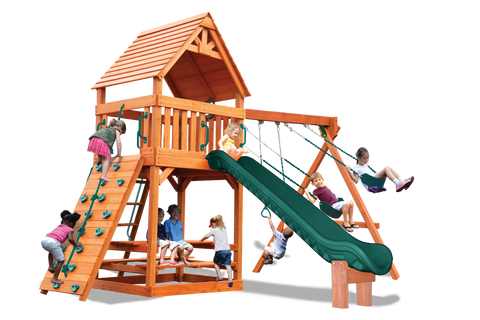 17B Turbo Original Fort Combo 2 with Wood Roof Playset