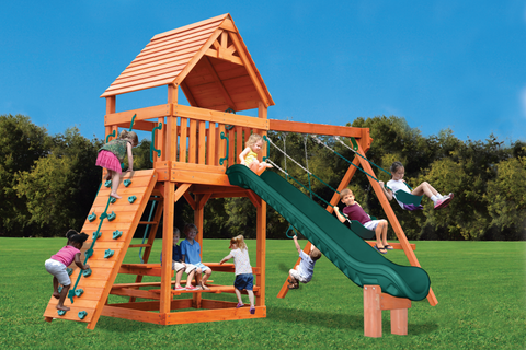 17B Turbo Original Fort Combo 2 with Wood Roof Playset