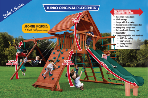 19B Turbo Original Playcenter Combo 2 with Wood Roof