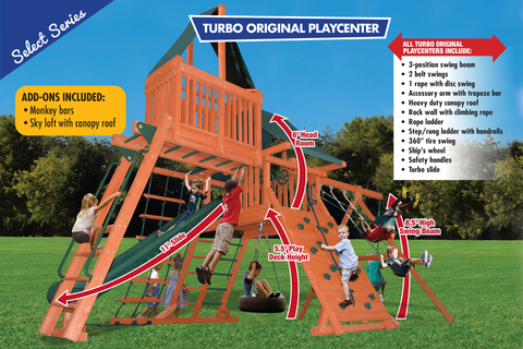 19D Turbo Original Playcenter Combo 4 Playset