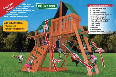 21E Deluxe Fort Combo 4 Playset