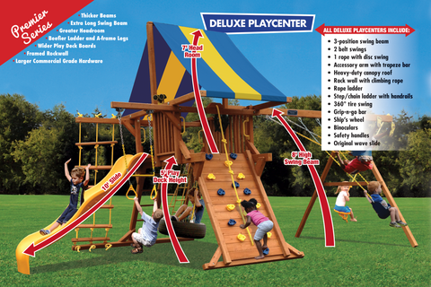 22A Deluxe Playcenter Combo 2 Playset