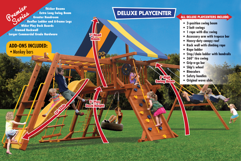 23C Deluxe Playcenter Combo 3 Playset