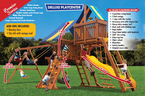 23E Deluxe Playcenter Combo 4 Playset