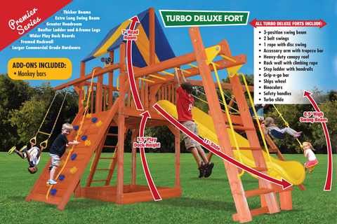 25A Turbo Deluxe Fort Combo 3 Playset