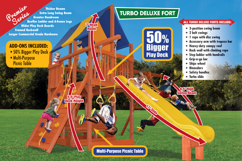 25B Turbo Deluxe Fort XL Playset