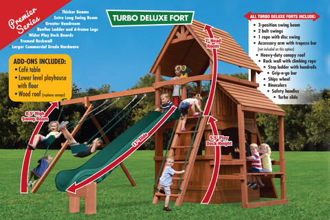 25D Turbo Deluxe Fort Hangout Playset