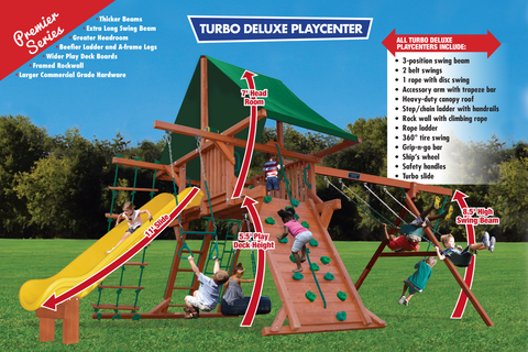 26A Turbo Deluxe Playcenter Combo 2 Playset