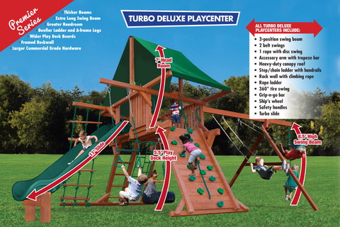 27A Turbo Deluxe Playcenter Combo 2 Playset