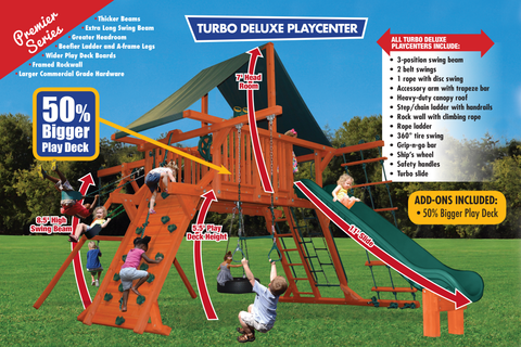 27D Turbo Deluxe Playcenter Combo 2 XL Playset