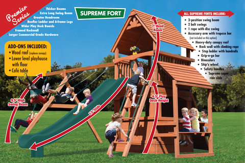 29D Supreme Fort Hangout Playset