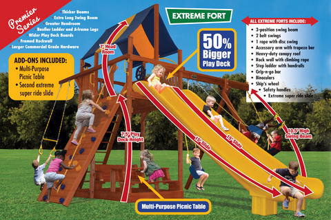 33B Extreme Fort Double Trouble Playset