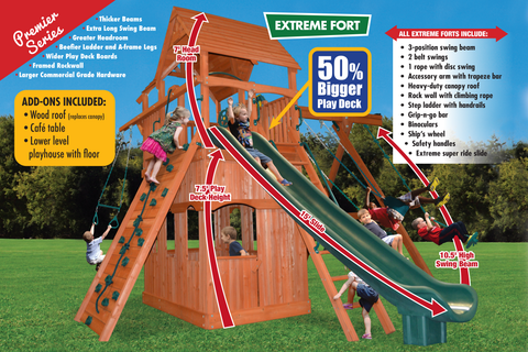 33C Extreme Fort Hangout Playset