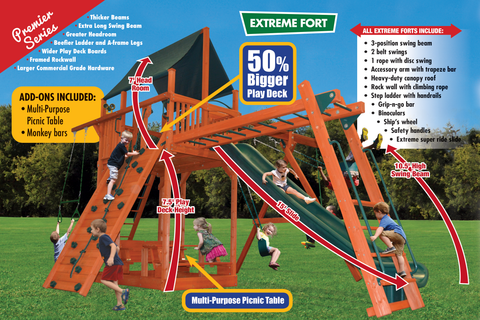 33D Extreme Fort Combo 3 Playset