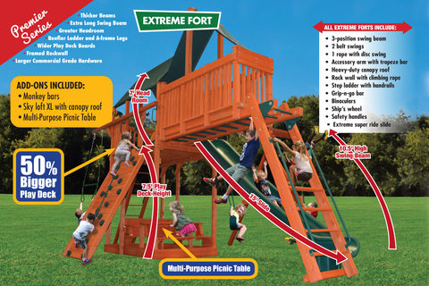 33E Extreme Fort Combo 4 Playset