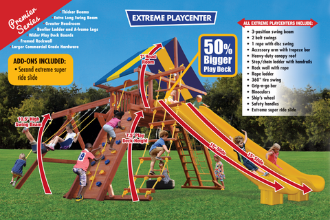 35F Extreme Playcenter Double Trouble Playset