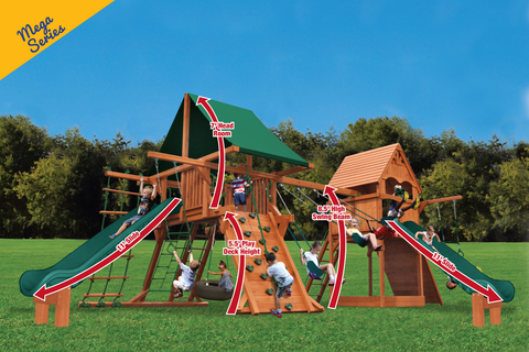 38A Turbo Deluxe Dual Swing-O-Saurus Playset