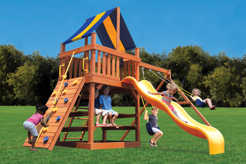 41A Original Fort Swing Set with 2 Position Swing Beam Playset