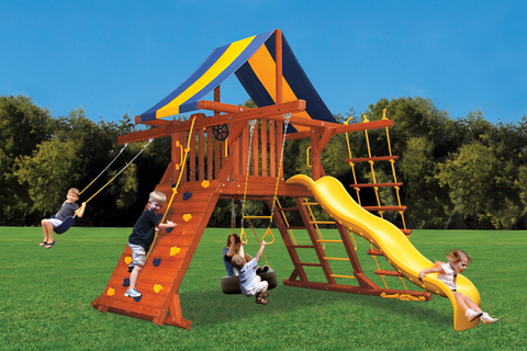 41D Original Playcenter with Double Swing Arm Playset