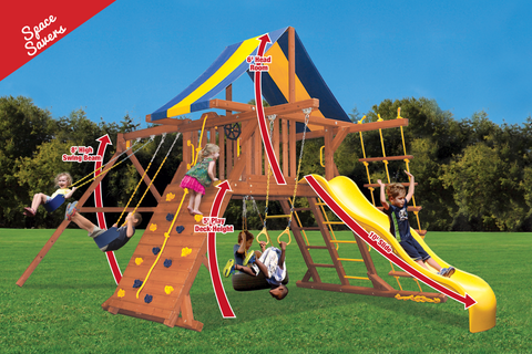 41E Original Playcenter with 2 Position Swing Beam