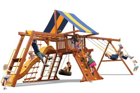 Playground One Premier Playcenter with 5' Platform and Monkey Bars