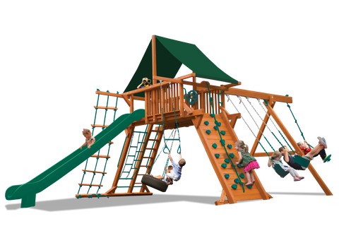 Playground One Premier Playcenter Swing Set with 6.5' Extra Large Platform